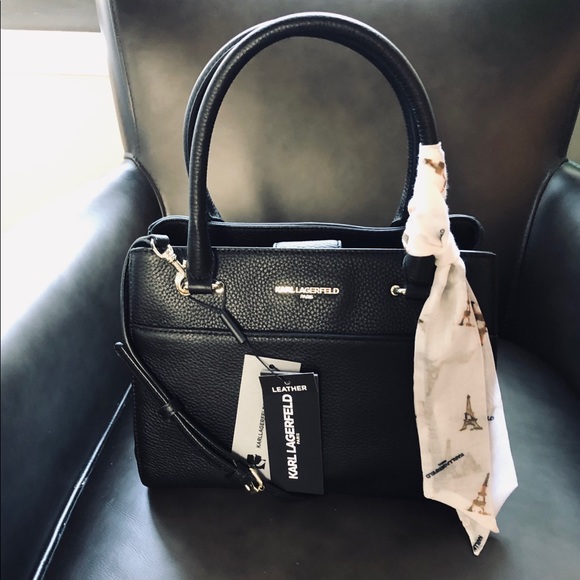 KARL LAGERFELD Paris satchel crossbody Leather - Picture 7 of 7